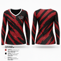 BHS Coed Cheer 25905526 Women's Long Sleeve V-neck Shirt - 1