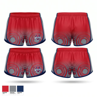Womens Shorts, E.L. Wright Middle School Football, , Teamtime, Team time, sublimation, custom sports apparel, team uniforms, spirit wear, spiritwear, sports uniforms, custom shirts, team store, custom team store, fundraiser sports, apparel fundraiser
