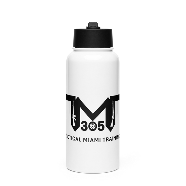 Tactical Miami Training 305 93040527 Stainless Steel Water Bottle with a Straw Lid