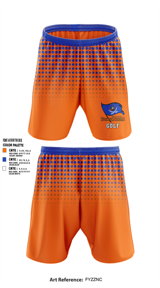 Athletic Shorts With Pockets, Branford Buccaneers, Golf, Teamtime, Team time, sublimation, custom sports apparel, team uniforms, spirit wear, spiritwear, sports uniforms, custom shirts, team store, custom team store, fundraiser sports, apparel fundraiser