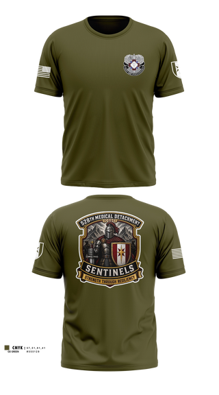 Old School Cotton Feel Shirt, 528th MED DET COSC, Army, Teamtime, Team time, sublimation, custom sports apparel, team uniforms, spirit wear, spiritwear, sports uniforms, custom shirts, team store, custom team store, fundraiser sports, apparel fundraiser