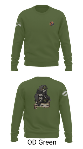 Crew Neck Sweatshirt, HHC 2-135th AVN REG, , Teamtime, Team time, sublimation, custom sports apparel, team uniforms, spirit wear, spiritwear, sports uniforms, custom shirts, team store, custom team store, fundraiser sports, apparel fundraiser
