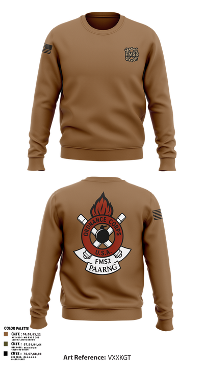 FMS #2 PAARNG 55837415 Crew Neck Sweatshirt - 4