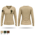 ATC LEA 48599834 Women's Long Sleeve V-neck Shirt - 1