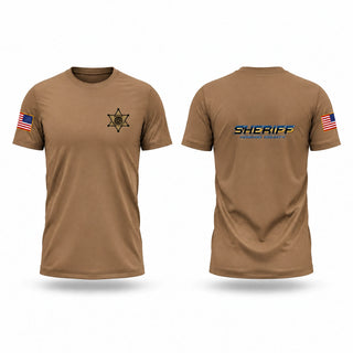 Old School Cotton Feel Shirt, Howard County Sheriff's Office, Police, Teamtime, Team time, sublimation, custom sports apparel, team uniforms, spirit wear, spiritwear, sports uniforms, custom shirts, team store, custom team store, fundraiser sports, apparel fundraiser