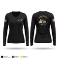 Delaware GTF Women's Long Sleeve V-neck Shirt - 1