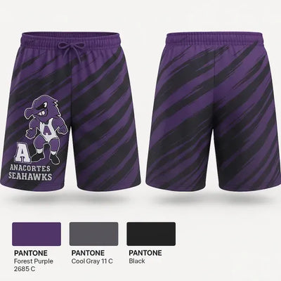 Anacortes Seahawks 85239493 Athletic Shorts With Pockets - 21