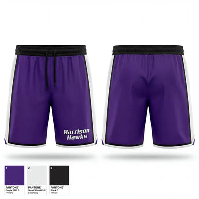Harrison Hawks 54024205 Athletic Shorts With Pockets - 1