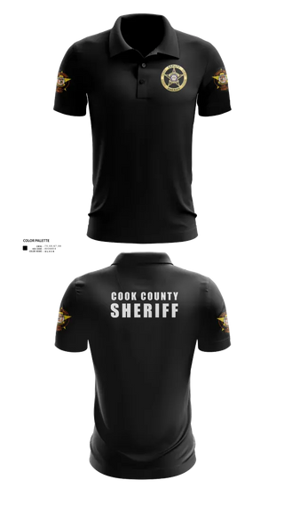 Short Sleeve Performance Polo, Cook County Sheriff’s Office, Police, Teamtime, Team time, sublimation, custom sports apparel, team uniforms, spirit wear, spiritwear, sports uniforms, custom shirts, team store, custom team store, fundraiser sports, apparel fundraiser
