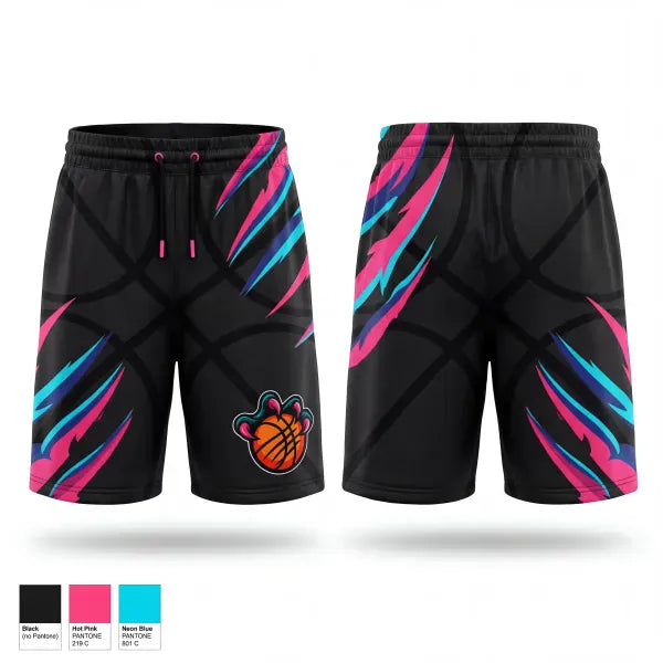 Athletic Shorts With Pockets, Ball Hawks, Men's Basketball, Teamtime, Team time, sublimation, custom sports apparel, team uniforms, spirit wear, spiritwear, sports uniforms, custom shirts, team store, custom team store, fundraiser sports, apparel fundraiser