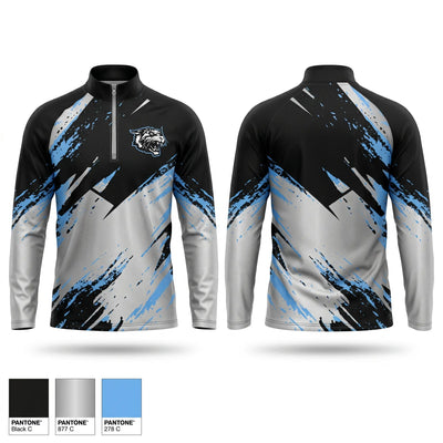 East Chapel Hill High School Swimming Quarter Zip Jacket - 1