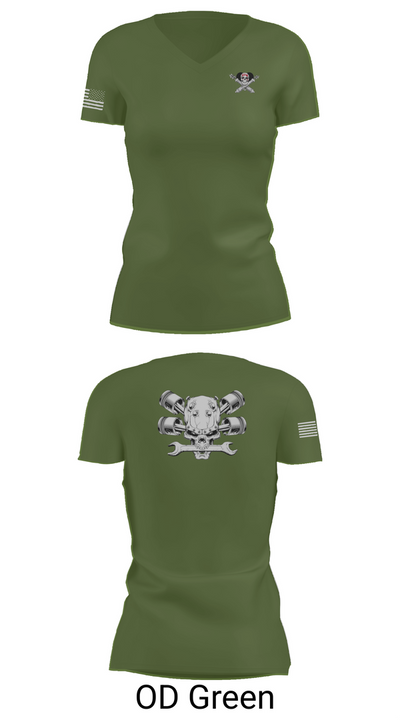 Fox 1-320th F-CO FAR 4533489 Women's Short Sleeve V-neck Shirt - 48