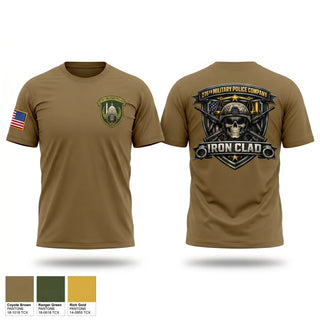 Old School Cotton Feel Shirt, 276th Military Police Company, Army, Teamtime, Team time, sublimation, custom sports apparel, team uniforms, spirit wear, spiritwear, sports uniforms, custom shirts, team store, custom team store, fundraiser sports, apparel fundraiser