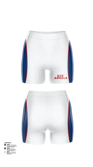 Womens Shorts, Ace Angels, Women's Volleyball, Teamtime, Team time, sublimation, custom sports apparel, team uniforms, spirit wear, spiritwear, sports uniforms, custom shirts, team store, custom team store, fundraiser sports, apparel fundraiser