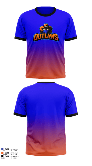 Short Sleeve Performance Shirt, South Kentucky Outlaws, , Teamtime, Team time, sublimation, custom sports apparel, team uniforms, spirit wear, spiritwear, sports uniforms, custom shirts, team store, custom team store, fundraiser sports, apparel fundraiser