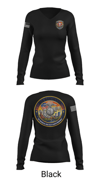 Womens Long Sleeve Vneck Shirt, RSS Manchester, Marines, Teamtime, Team time, sublimation, custom sports apparel, team uniforms, spirit wear, spiritwear, sports uniforms, custom shirts, team store, custom team store, fundraiser sports, apparel fundraiser