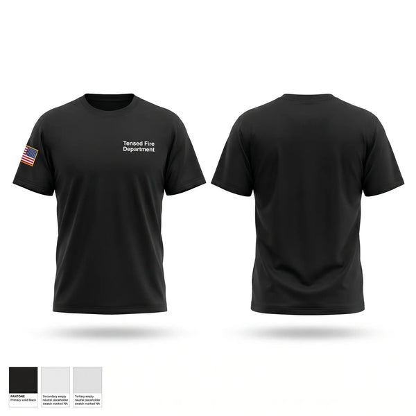 Old School Cotton Feel Shirt, Tensed Fire Department, Fire Department, Teamtime, Team time, sublimation, custom sports apparel, team uniforms, spirit wear, spiritwear, sports uniforms, custom shirts, team store, custom team store, fundraiser sports, apparel fundraiser