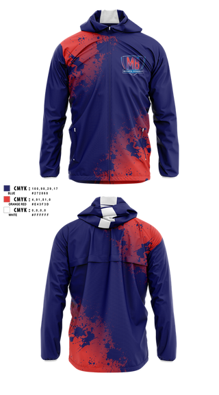 Windbreaker, MB Sports Academy, Golf, Teamtime, Team time, sublimation, custom sports apparel, team uniforms, spirit wear, spiritwear, sports uniforms, custom shirts, team store, custom team store, fundraiser sports, apparel fundraiser