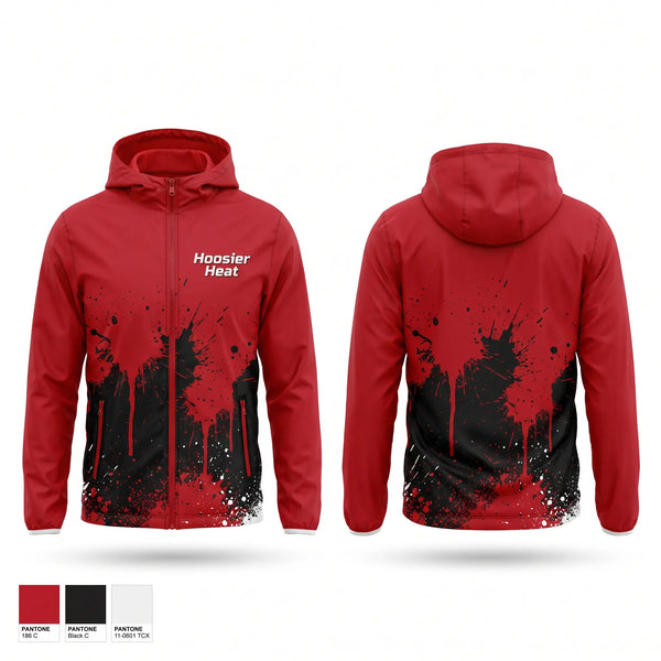 Windbreaker, Hoosier Heat, Softball, Teamtime, Team time, sublimation, custom sports apparel, team uniforms, spirit wear, spiritwear, sports uniforms, custom shirts, team store, custom team store, fundraiser sports, apparel fundraiser