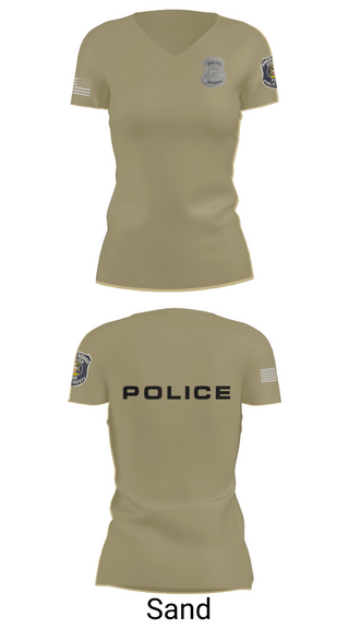 Womens Short Sleeve Vneck Shirt, RRPD, Police, Teamtime, Team time, sublimation, custom sports apparel, team uniforms, spirit wear, spiritwear, sports uniforms, custom shirts, team store, custom team store, fundraiser sports, apparel fundraiser