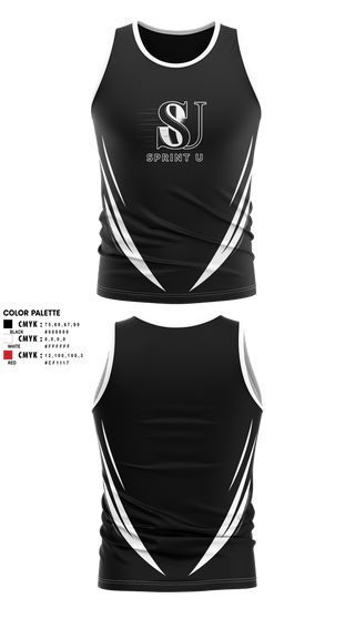 Tank Top, Sprint U, Track & Field, Teamtime, Team time, sublimation, custom sports apparel, team uniforms, spirit wear, spiritwear, sports uniforms, custom shirts, team store, custom team store, fundraiser sports, apparel fundraiser