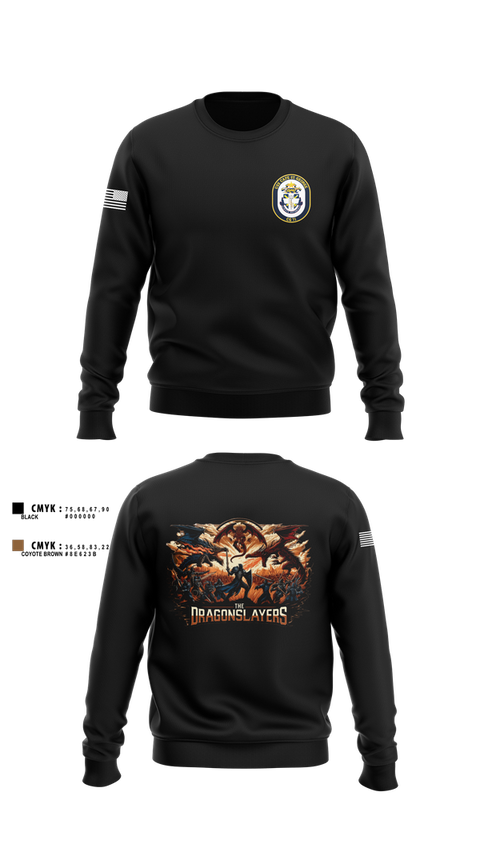 Crew Neck Sweatshirt, USS CAPE ST. GEORGE, , Teamtime, Team time, sublimation, custom sports apparel, team uniforms, spirit wear, spiritwear, sports uniforms, custom shirts, team store, custom team store, fundraiser sports, apparel fundraiser