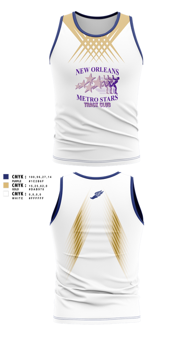 New Orleans Metro Stars Track Club 74828309 Tank Top - 1