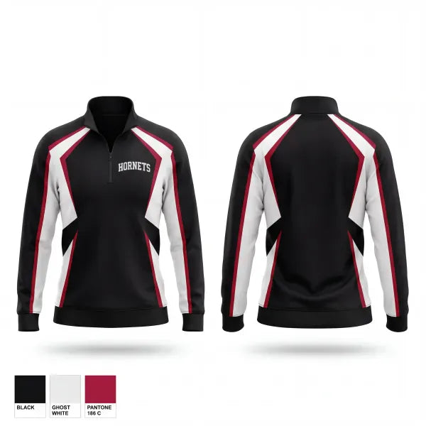 Quarter Zip Jacket, Hornets, , Teamtime, Team time, sublimation, custom sports apparel, team uniforms, spirit wear, spiritwear, sports uniforms, custom shirts, team store, custom team store, fundraiser sports, apparel fundraiser