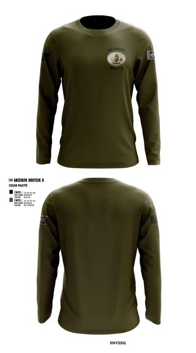 2nd Plt, Doghouse Company, 1/3 TOG 80089099 Long Sleeve Performance Shirt 5