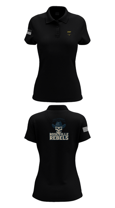 Team Roseville 67248526 Women's Short Sleeve Performance Polo  - 33