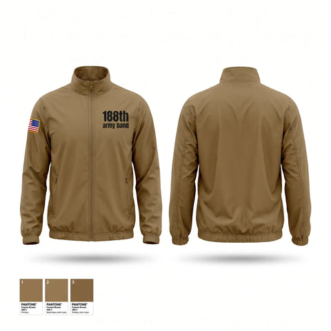Windbreaker, 188th army band, National Guard, Teamtime, Team time, sublimation, custom sports apparel, team uniforms, spirit wear, spiritwear, sports uniforms, custom shirts, team store, custom team store, fundraiser sports, apparel fundraiser