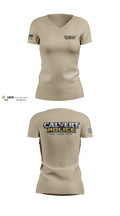 CALVERT POLICE DEPARTMENT Women's Short Sleeve V-neck Shirt - 100
