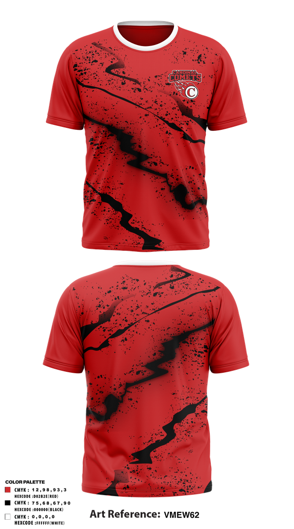 Old School Cotton Feel Shirt, Cardinal Comets Volleyball, Women's Volleyball, Teamtime, Team time, sublimation, custom sports apparel, team uniforms, spirit wear, spiritwear, sports uniforms, custom shirts, team store, custom team store, fundraiser sports, apparel fundraiser