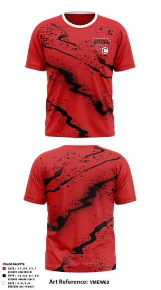 Short Sleeve Performance Shirt, Cardinal Comets Volleyball, Women's Volleyball, Teamtime, Team time, sublimation, custom sports apparel, team uniforms, spirit wear, spiritwear, sports uniforms, custom shirts, team store, custom team store, fundraiser sports, apparel fundraiser