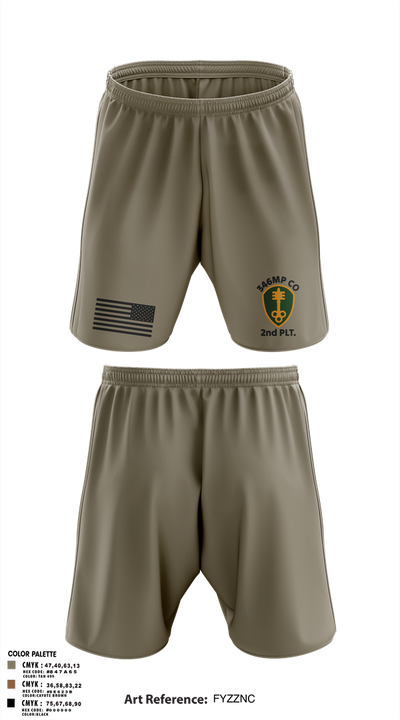 319th IEW Athletic Shorts With Pockets - 4