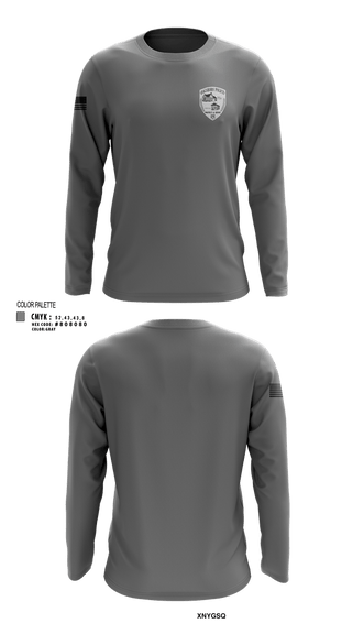 Long Sleeve Performance Shirt, Dagsboro Police Department, Police, Teamtime, Team time, sublimation, custom sports apparel, team uniforms, spirit wear, spiritwear, sports uniforms, custom shirts, team store, custom team store, fundraiser sports, apparel fundraiser