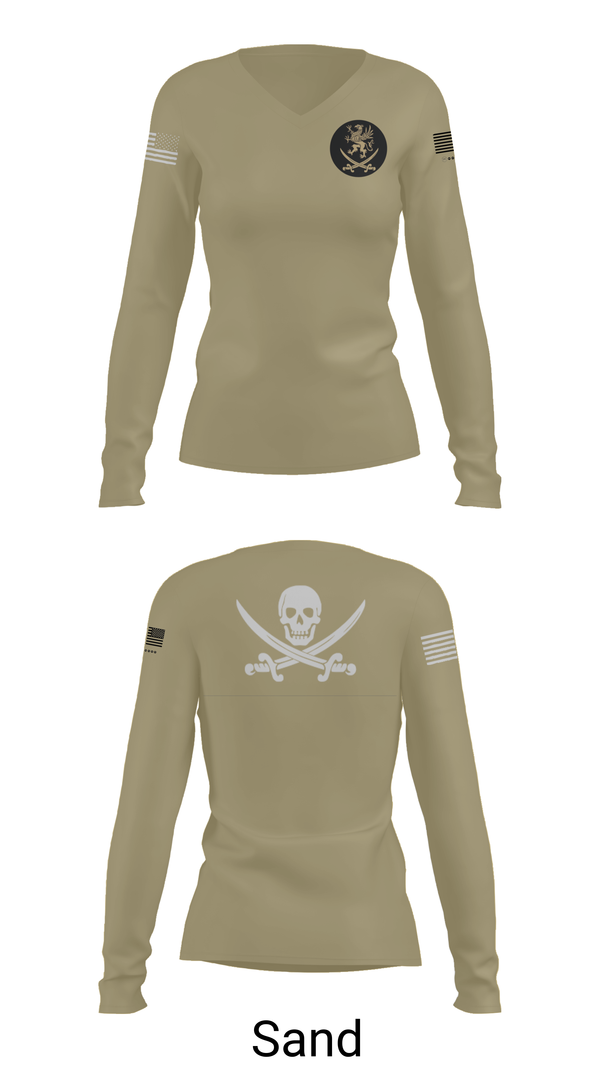 Womens Long Sleeve Vneck Shirt, 321 CRS, , Teamtime, Team time, sublimation, custom sports apparel, team uniforms, spirit wear, spiritwear, sports uniforms, custom shirts, team store, custom team store, fundraiser sports, apparel fundraiser