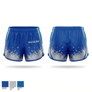 Womens Shorts, Long live Will, Men's Basketball, Teamtime, Team time, sublimation, custom sports apparel, team uniforms, spirit wear, spiritwear, sports uniforms, custom shirts, team store, custom team store, fundraiser sports, apparel fundraiser