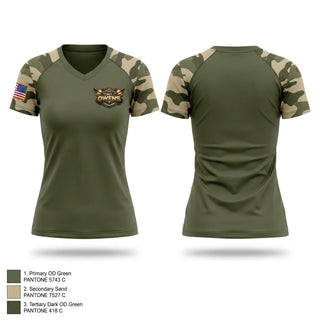 Womens Short Sleeve Vneck Shirt, SGT OWENS, Wrestling, Teamtime, Team time, sublimation, custom sports apparel, team uniforms, spirit wear, spiritwear, sports uniforms, custom shirts, team store, custom team store, fundraiser sports, apparel fundraiser