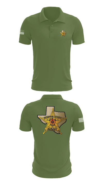 Hudspeth county sheriff office 47128359 Short Sleeve Performance Polo - 45
