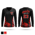 Hotshots’s Women's Long Sleeve V-neck Shirt - 1