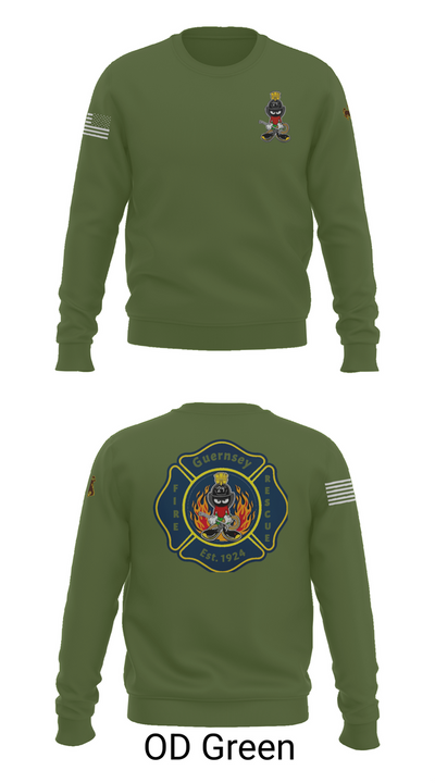 Guernsey Fire & Rescue 73903813 Crew Neck Sweatshirt - 45