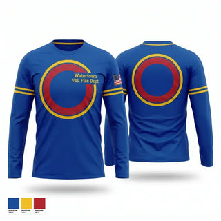 Long Sleeve Performance Shirt, Watertown Vol. Fire Dept., Fire Department, Teamtime, Team time, sublimation, custom sports apparel, team uniforms, spirit wear, spiritwear, sports uniforms, custom shirts, team store, custom team store, fundraiser sports, apparel fundraiser