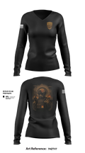509 SFS509 SFS Women's Long Sleeve V-neck Shirt - 11