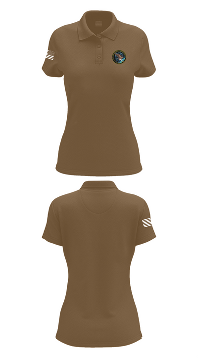 Naval Computer and Telecoms Station 86798210 Women's Short Sleeve Performance Polo  - 14