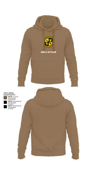Hoodie, Gorilla battalion, , Teamtime, Team time, sublimation, custom sports apparel, team uniforms, spirit wear, spiritwear, sports uniforms, custom shirts, team store, custom team store, fundraiser sports, apparel fundraiser