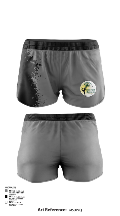 Emerald Illusions Dance Team 67098872 Women's Shorts - 47