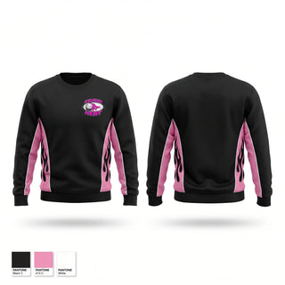 Crew Neck Sweatshirt, Kajun Heat, Women's Volleyball, Teamtime, Team time, sublimation, custom sports apparel, team uniforms, spirit wear, spiritwear, sports uniforms, custom shirts, team store, custom team store, fundraiser sports, apparel fundraiser