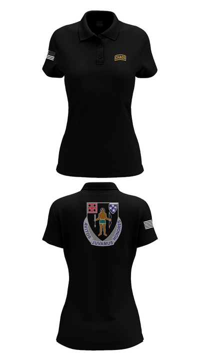 Chaos Company, 1-182 Infantry 69873429 Women's Short Sleeve Performance Polo  - 35