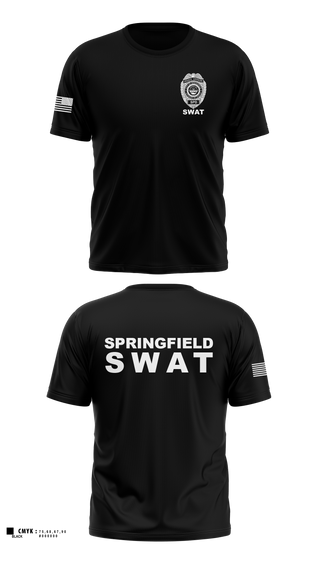 Old School Cotton Feel Shirt, Springfield Ohio SWAT, Police, Teamtime, Team time, sublimation, custom sports apparel, team uniforms, spirit wear, spiritwear, sports uniforms, custom shirts, team store, custom team store, fundraiser sports, apparel fundraiser